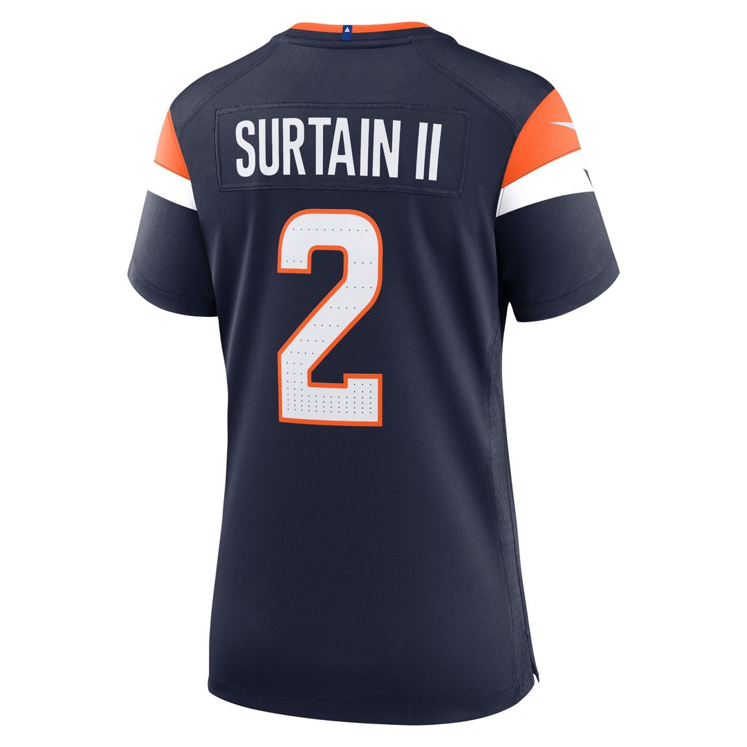 Patrick Surtain II Denver Broncos Women's Alternate Game Jersey - Navy