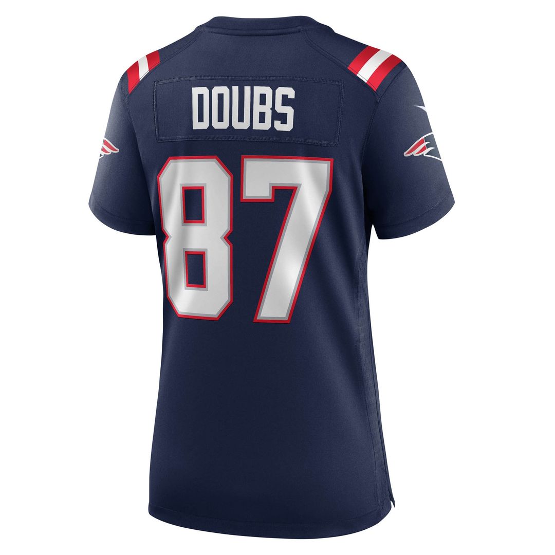 Romeo Doubs New England Patriots Women's Game Jersey - Navy