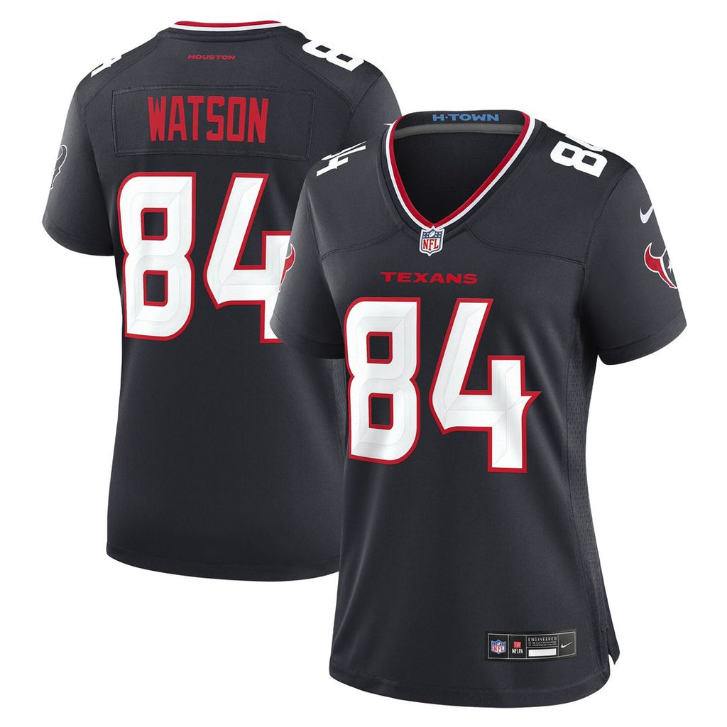 Justin Watson Houston Texans Women's Team Game Jersey - Navy