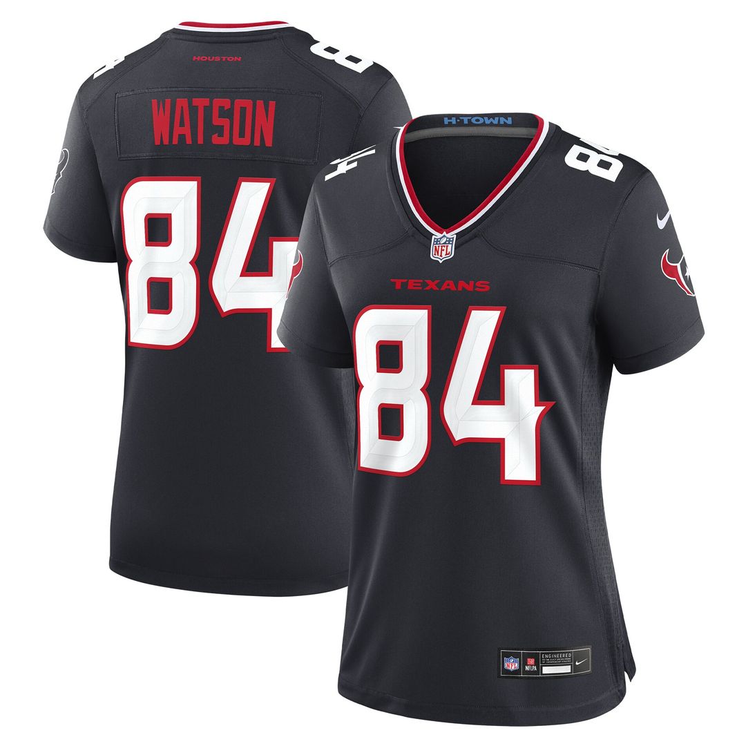 Justin Watson Houston Texans Women's Team Game Jersey - Navy