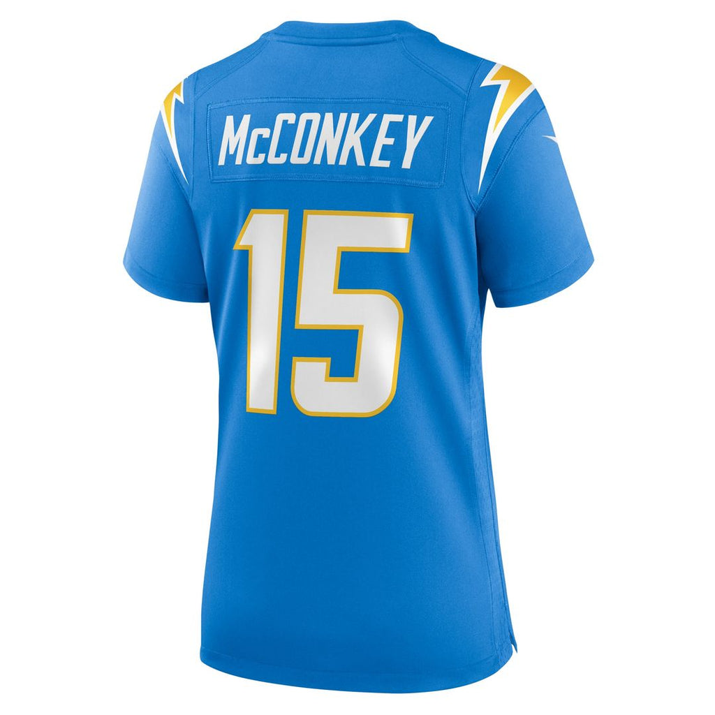 Ladd McConkey Los Angeles Chargers Women's Game Jersey - Powder Blue
