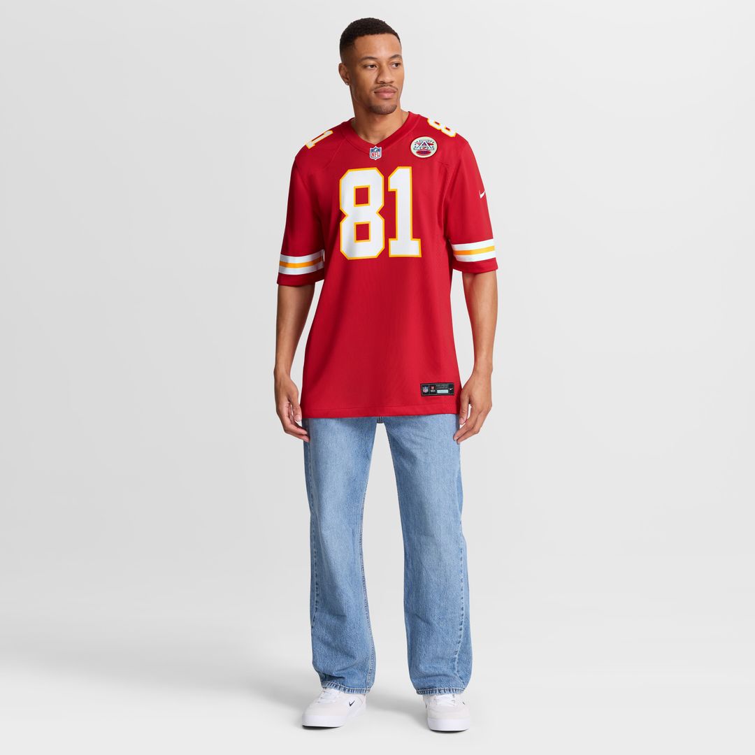 Nikko Remigio Kansas City Chiefs Team Game Jersey - Red