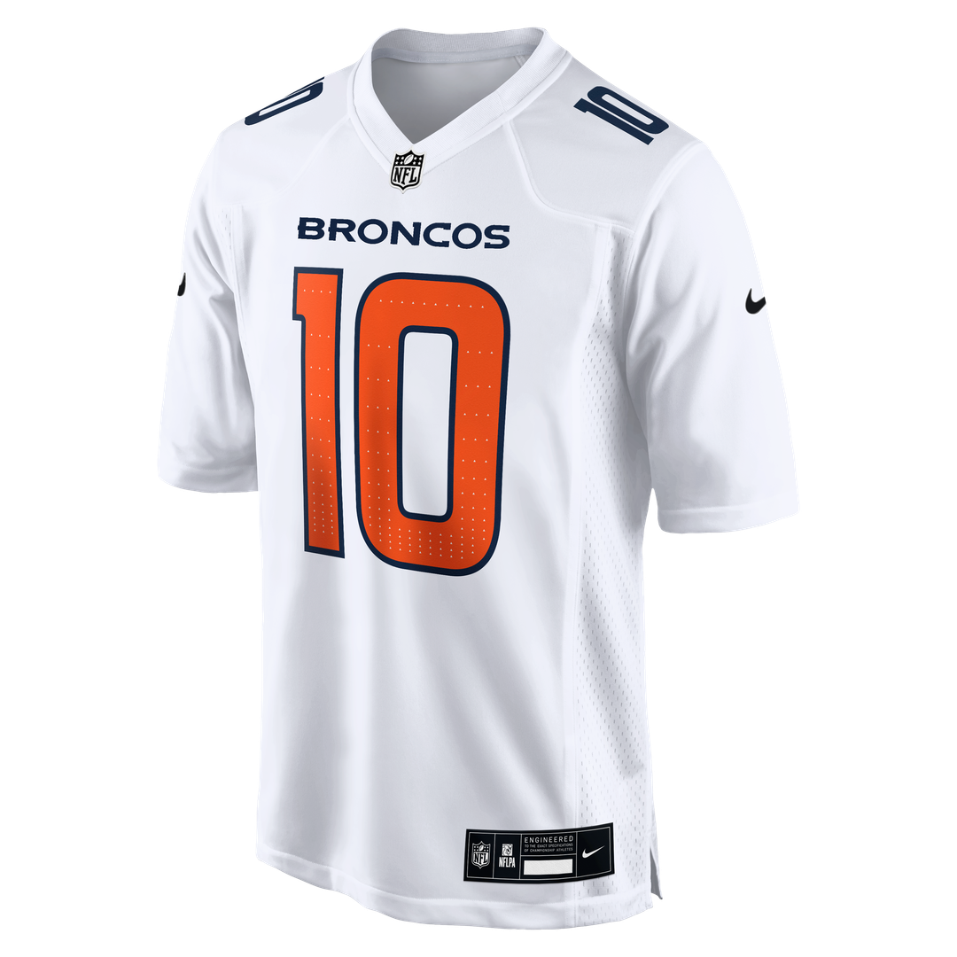 Bo Nix Denver Broncos Tundra Fashion Game Jersey - White