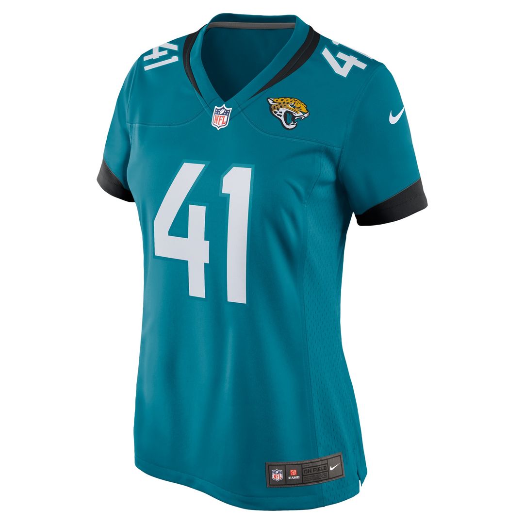 Josh Hines-Allen Jacksonville Jaguars Women's Player Game Jersey - Teal