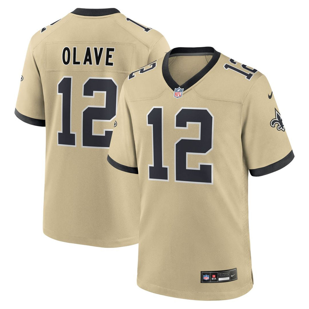Chris Olave New Orleans Saints Youth Gameday Golds Alternate Game Player Jersey - Gold
