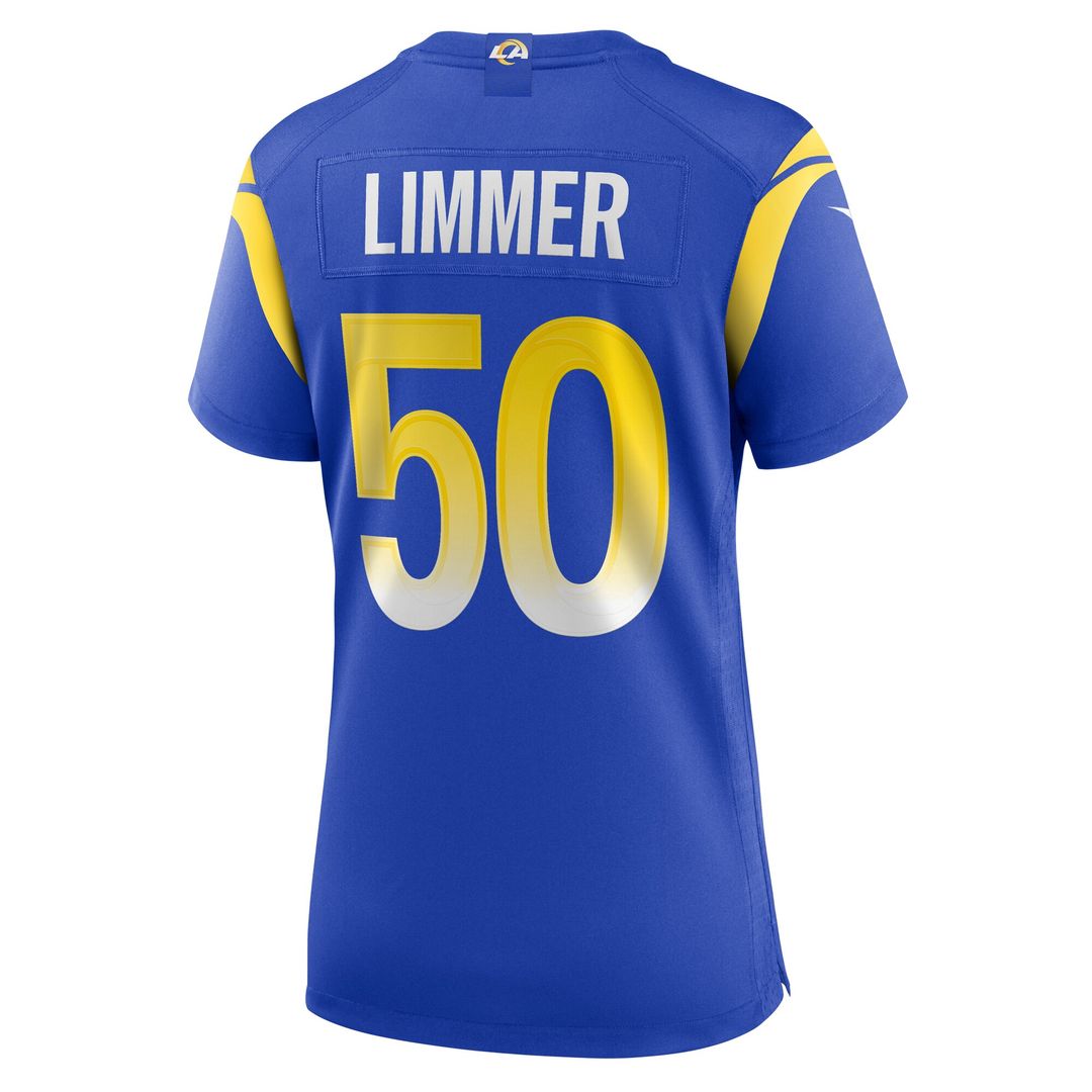 Beaux Limmer Los Angeles Rams Women's Game Jersey - Royal