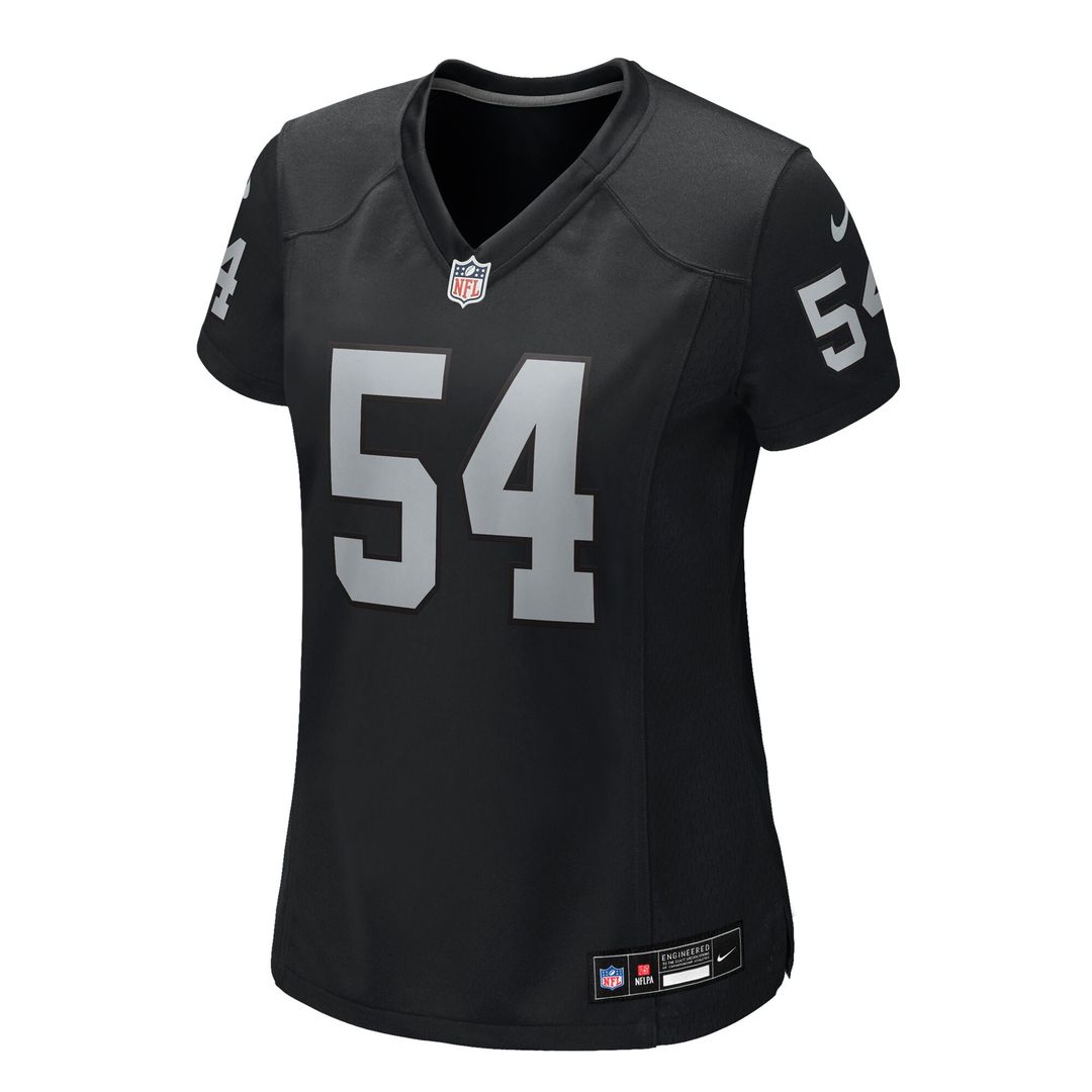 Brennan Jackson Las Vegas Raiders Women's Team Game Jersey - Black