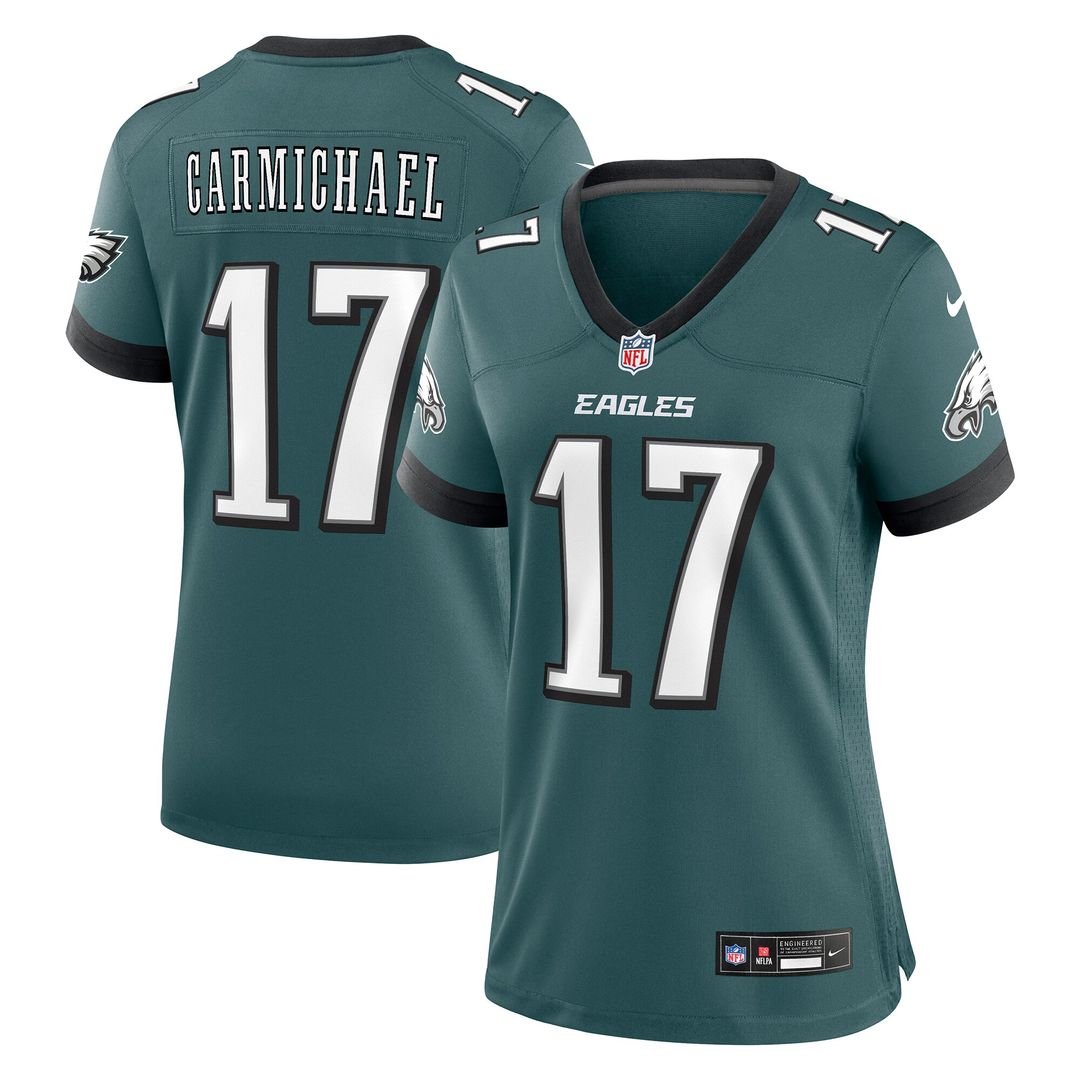 Harold Carmichael Philadelphia Eagles Women's Team Retired Player Game Jersey - Midnight Green