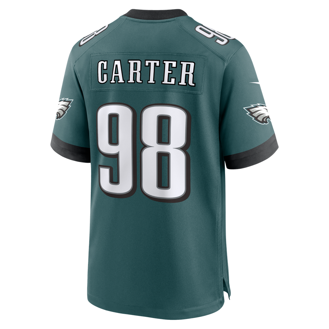 Jalen Carter Philadelphia Eagles Alternate Game Jersey - Kelly Green