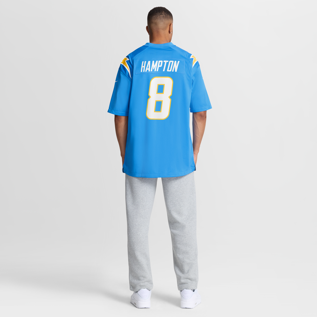 Omarion Hampton Los Angeles Chargers Game Player Jersey - Powder Blue