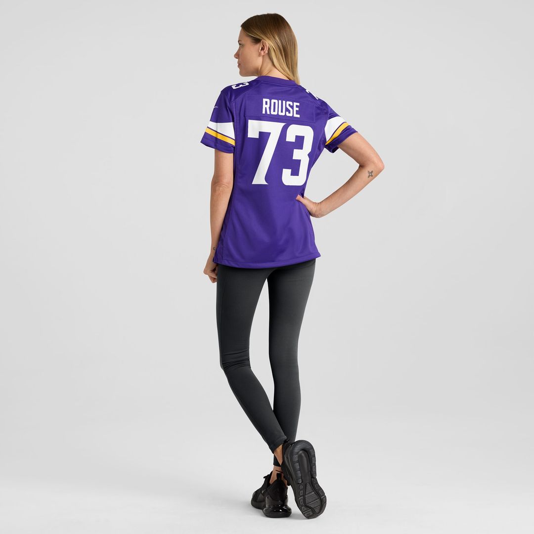 Walter Rouse Minnesota Vikings Women's Team Game Jersey - Purple