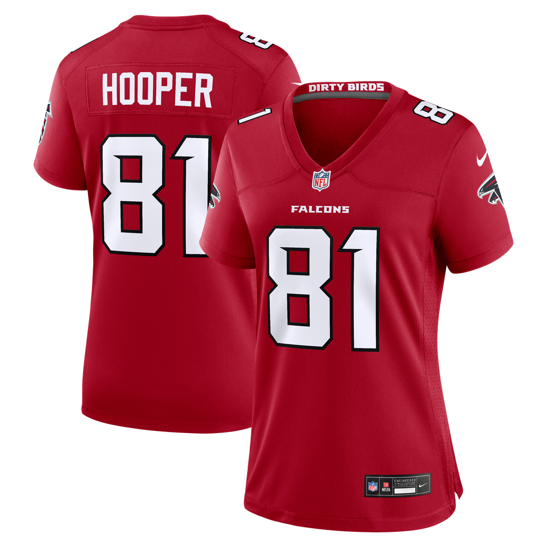 Austin Hooper Atlanta Falcons Women's Team Game Jersey - Red