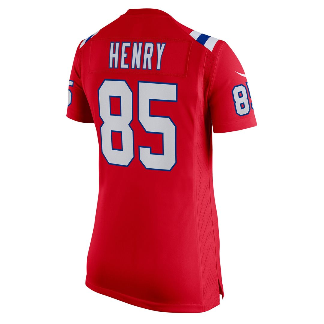 Hunter Henry New England Patriots Women's Team Game Jersey - Red