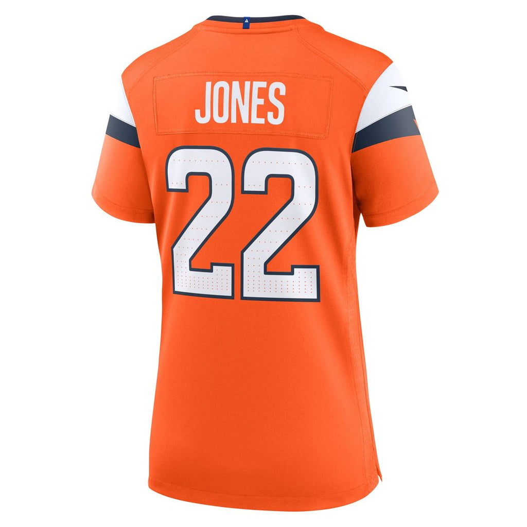 Brandon Jones Denver Broncos Women's Team Game Jersey - Orange
