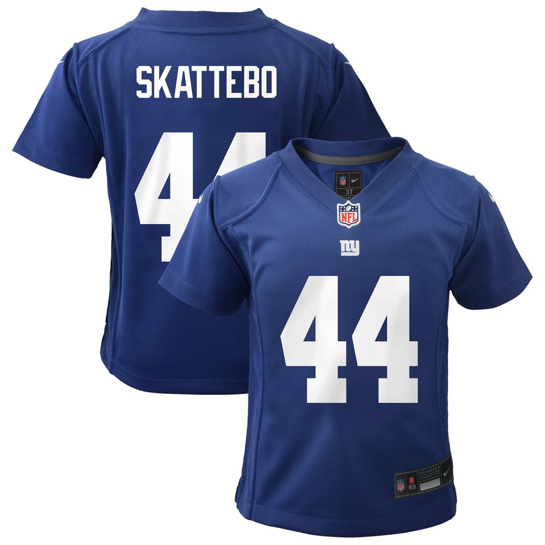Cam Skattebo New York Giants Toddler Team Game Jersey - Royal
