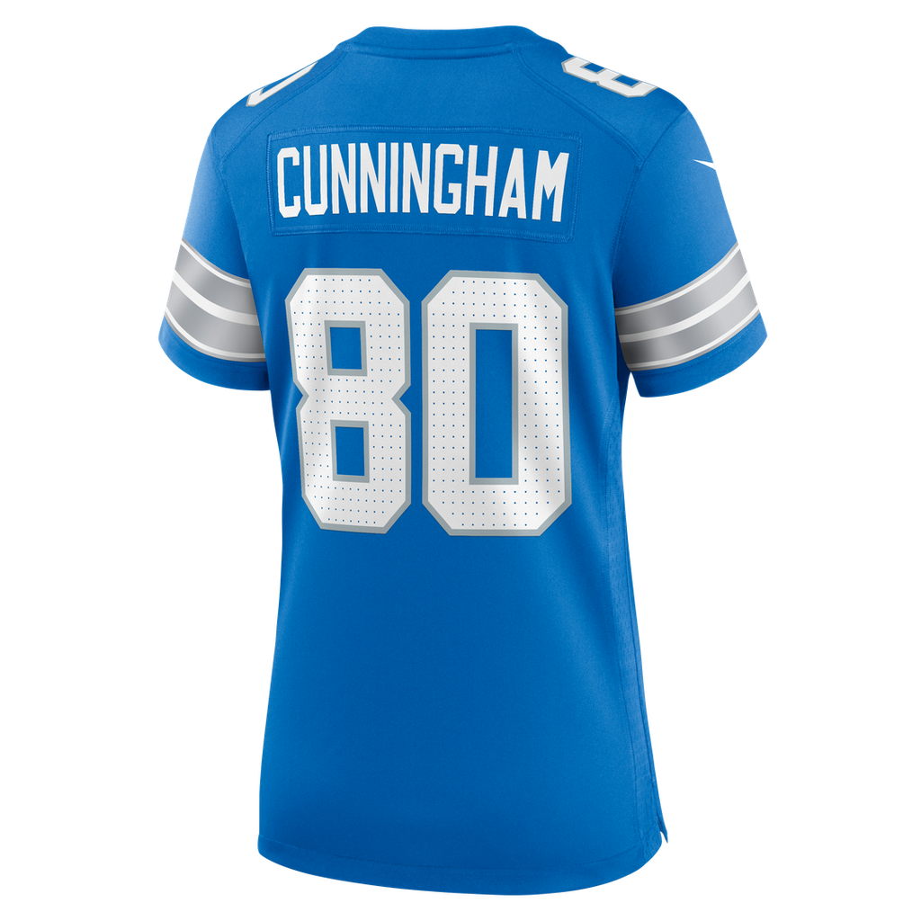 Malik Cunningham Detroit Lions Women's Team Game Jersey - Blue