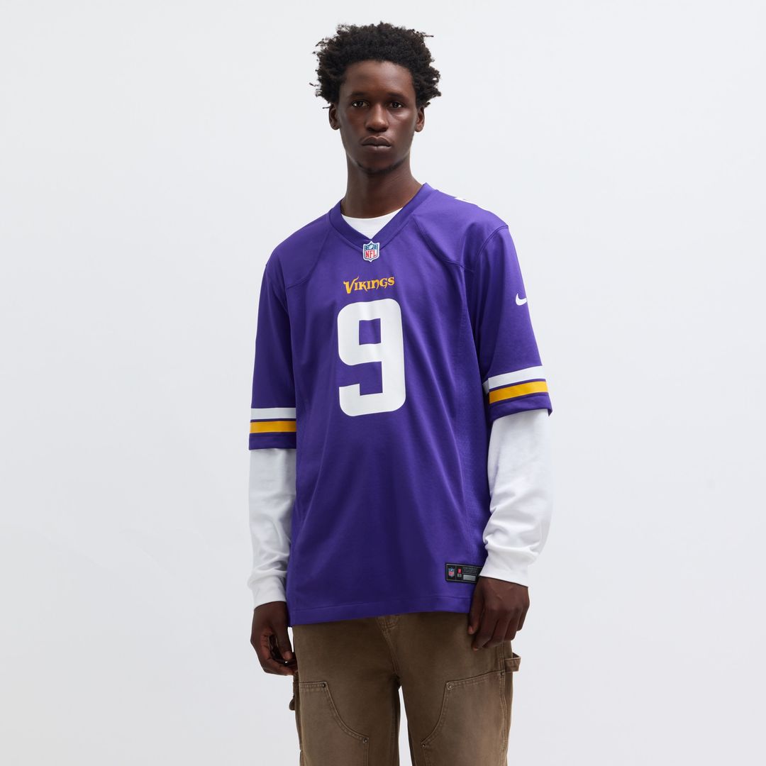 J.J. McCarthy Minnesota Vikings Player Game Jersey - Purple