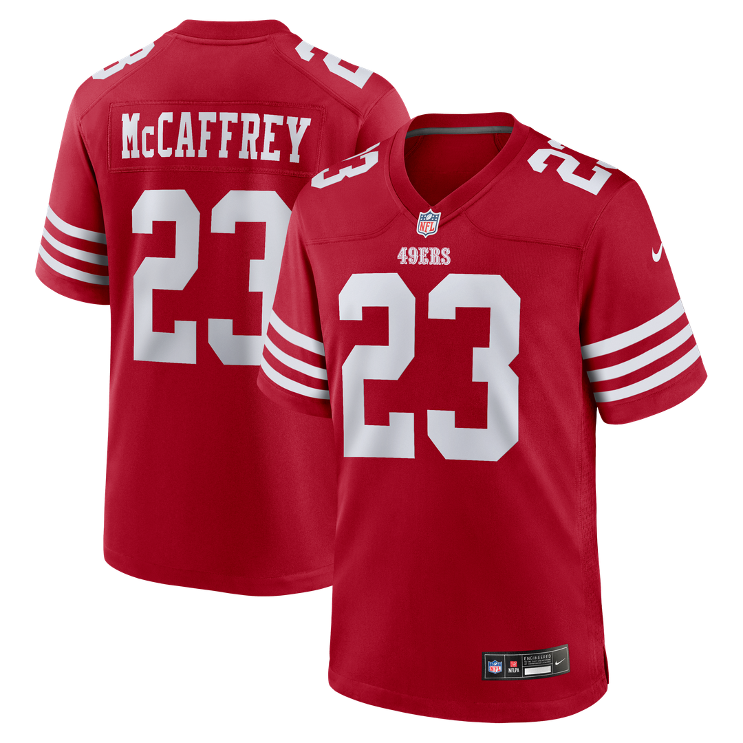 Christian McCaffrey San Francisco 49ers Game Player Jersey - White