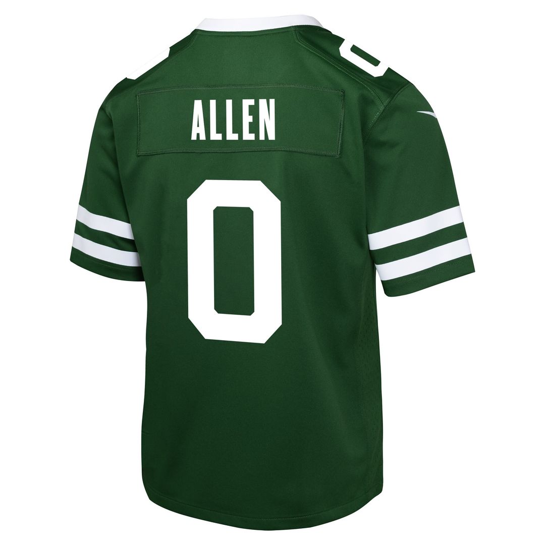 Braelon Allen New York Jets Youth Team Game Jersey - Green