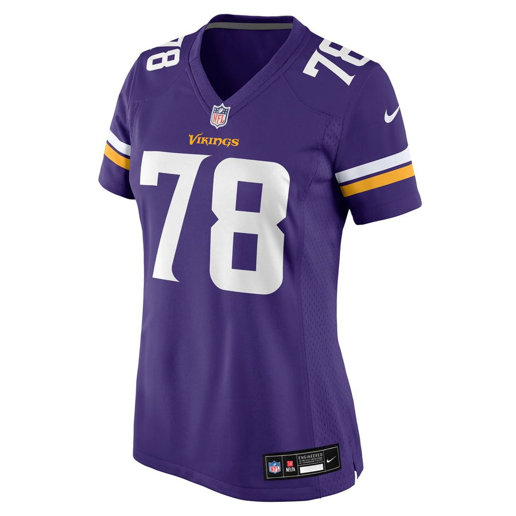 Ryan Kelly Minnesota Vikings Women's Team Game Jersey - Purple
