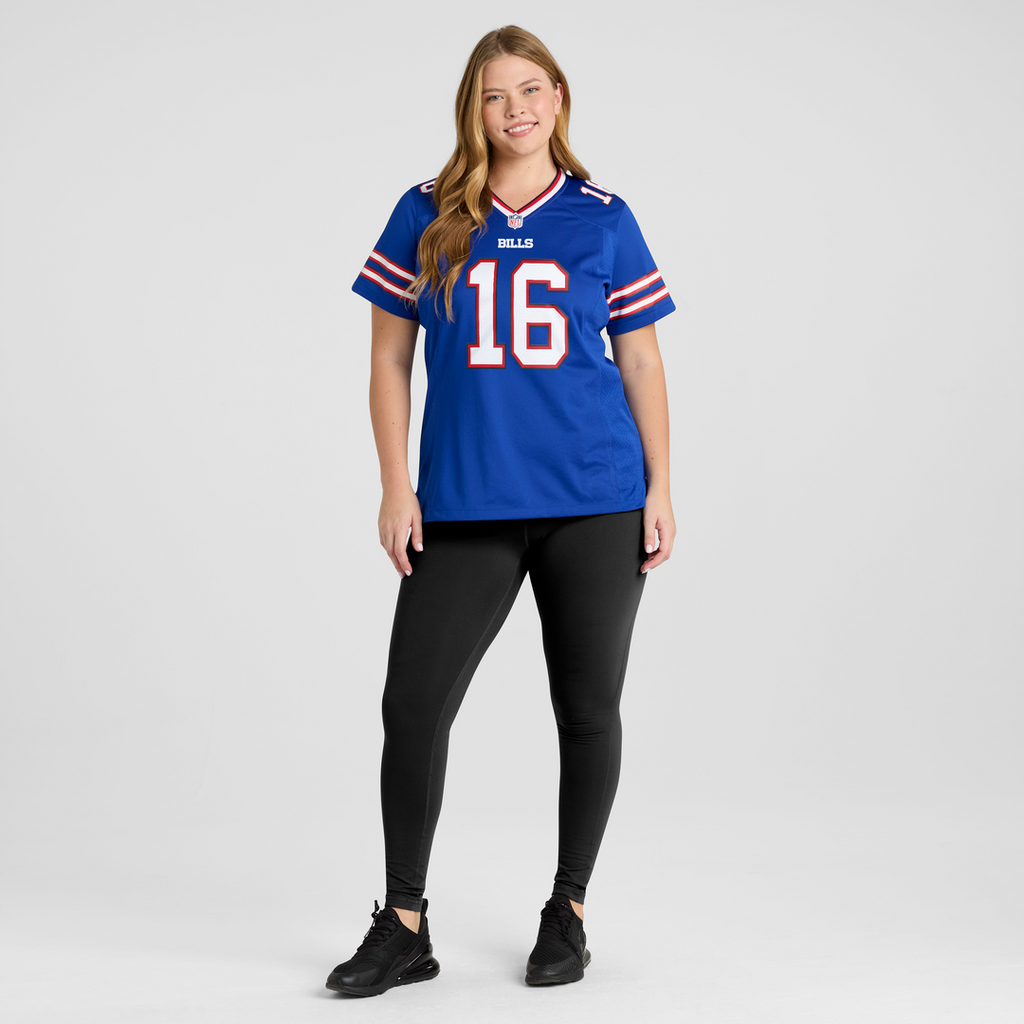 Tyler Bass Buffalo Bills Women's Team Game Jersey - Royal