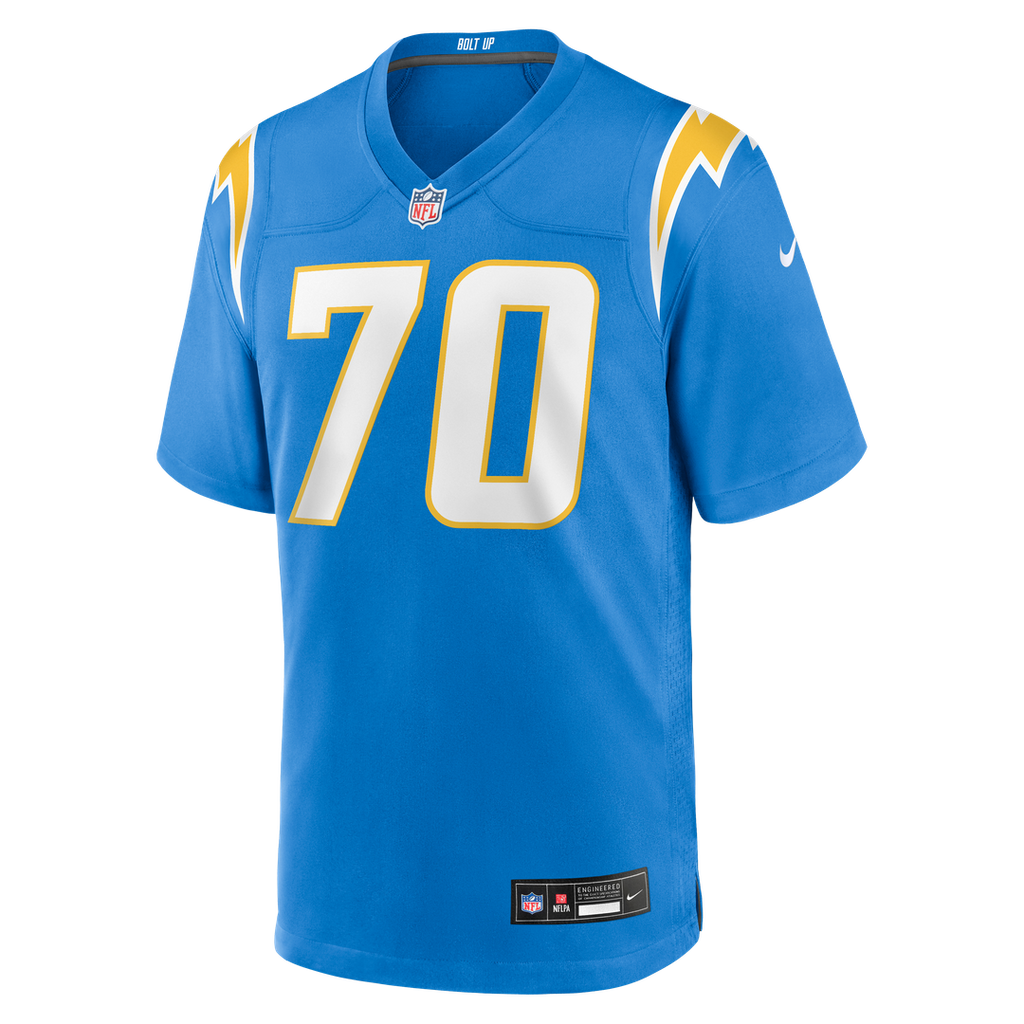 Rashawn Slater Los Angeles Chargers Game Jersey - Powder Blue