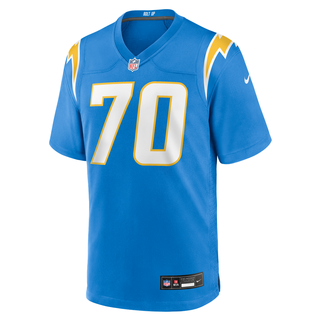 Rashawn Slater Los Angeles Chargers Game Jersey - Powder Blue