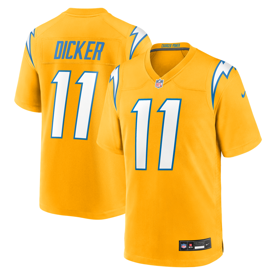 Cameron Dicker Los Angeles Chargers Alternate Game Jersey - Gold