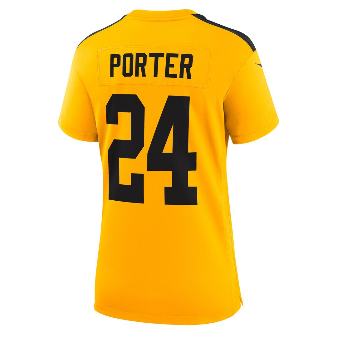 Joey Porter Jr. Pittsburgh Steelers Women's Alternate 1933 Throwback Game Jersey - Gold
