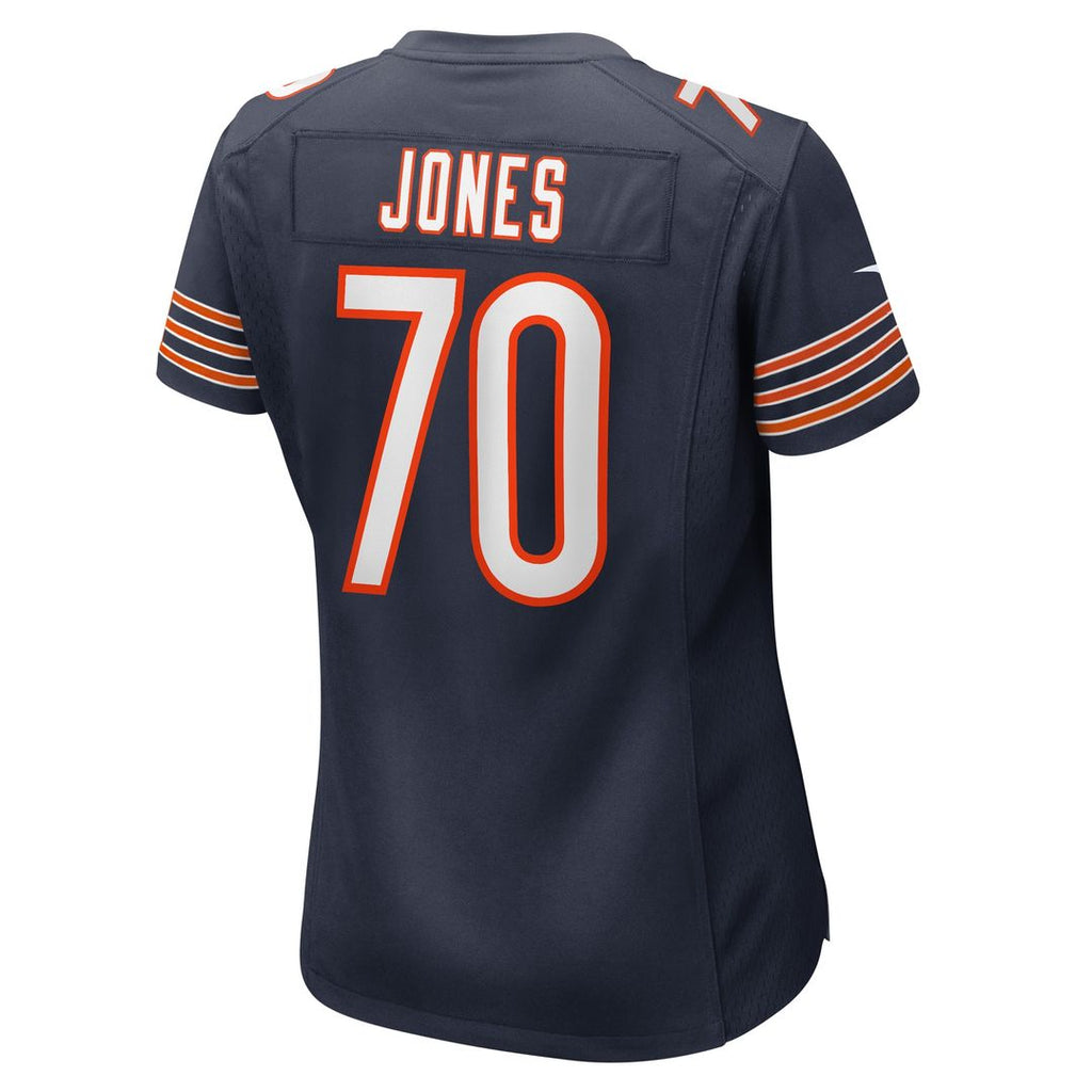 Braxton Jones Chicago Bears Women's Game Player Jersey - Navy