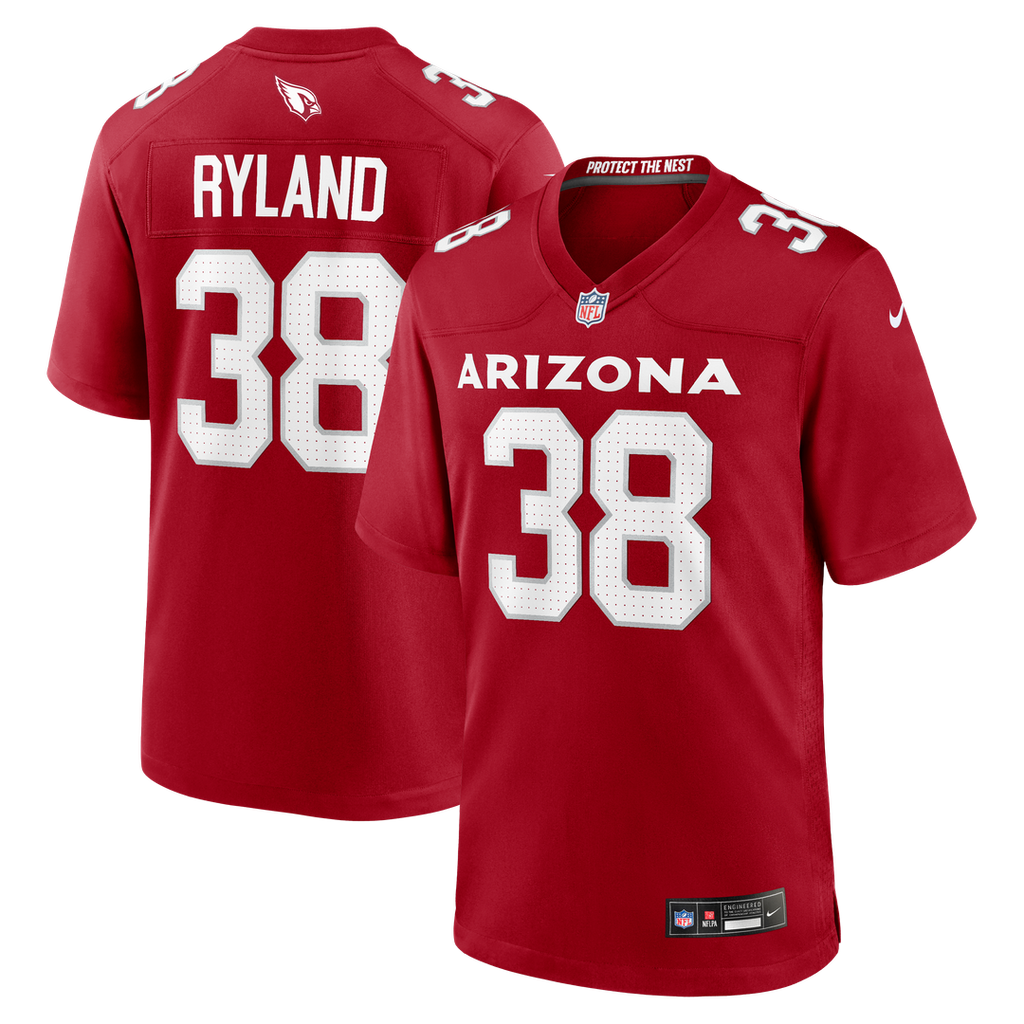 Chad Ryland Arizona Cardinals Team Game Jersey - Cardinal
