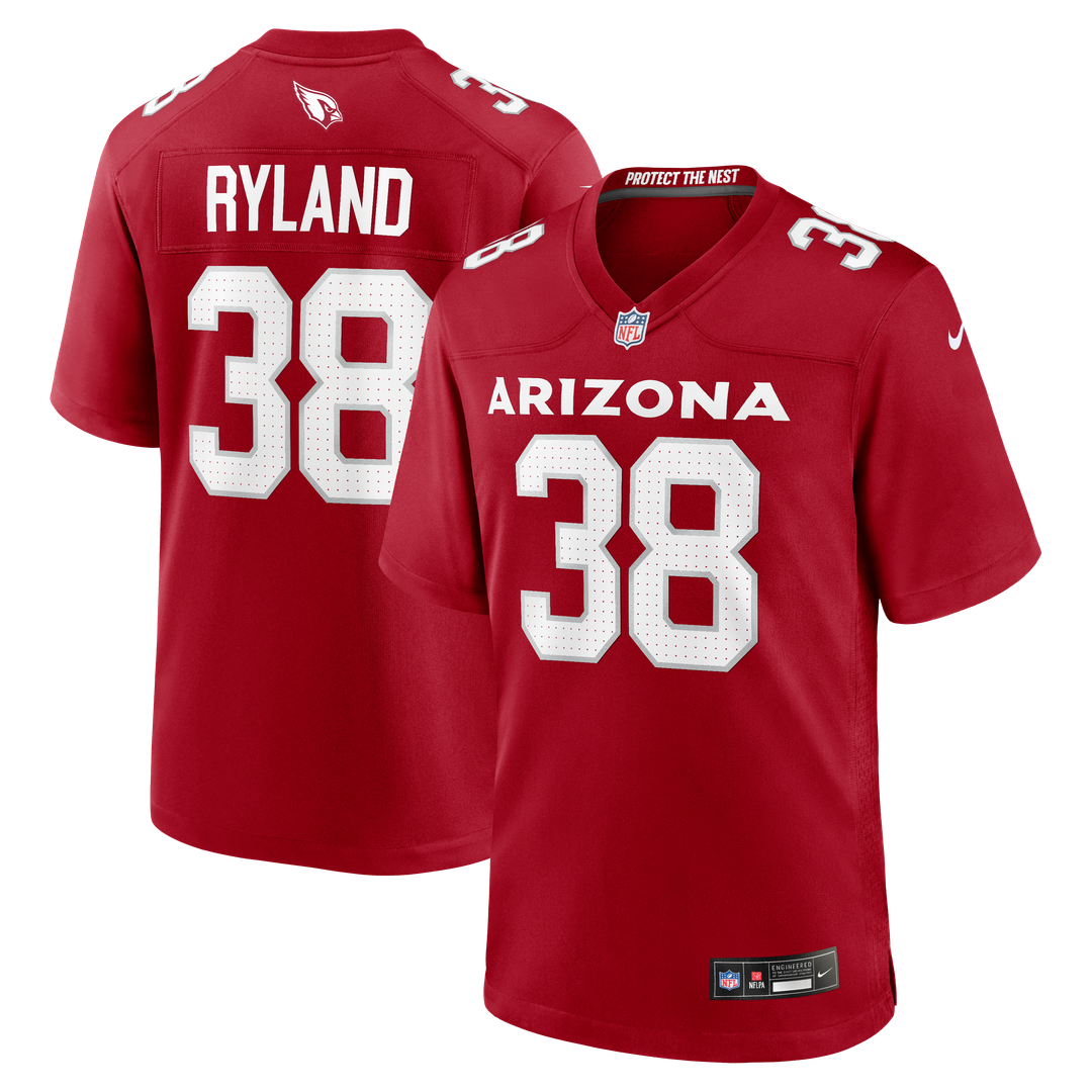 Chad Ryland Arizona Cardinals Team Game Jersey - Cardinal