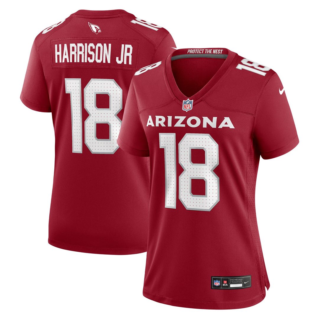 Marvin Harrison Jr. Arizona Cardinals Women's Player Game Jersey - Cardinal