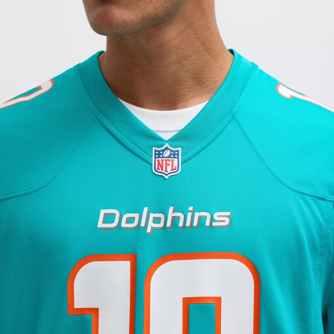 Tyreek Hill Miami Dolphins Game Jersey - Aqua