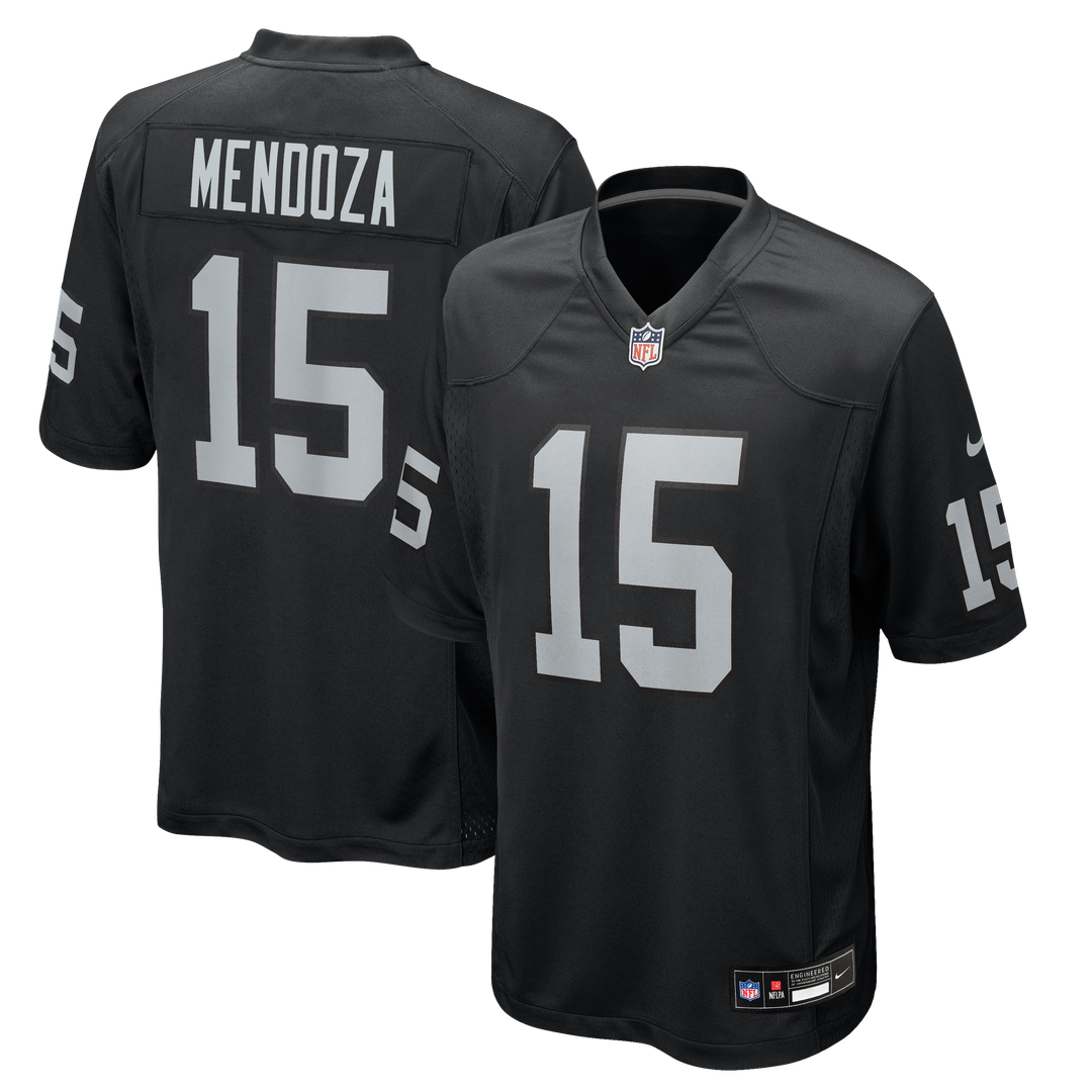 Fernando Mendoza Las Vegas Raiders 2026 Draft First Round Pick No. 1 Team Game Jersey - Black