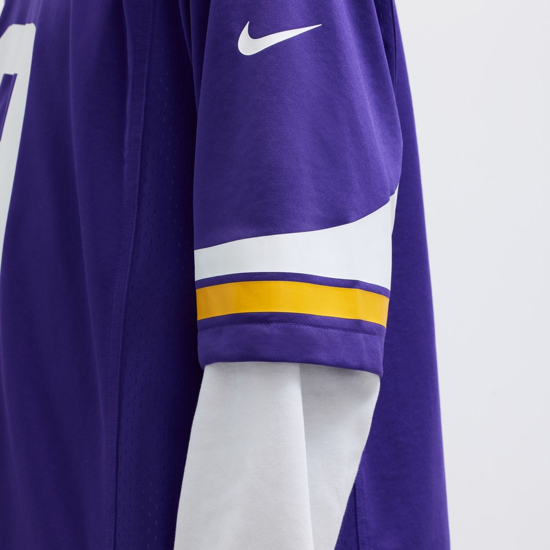 J.J. McCarthy Minnesota Vikings Player Game Jersey - Purple