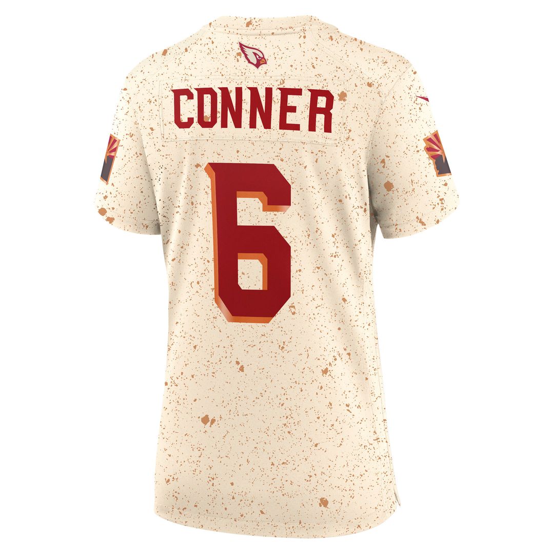 James Conner Arizona Cardinals Women's 2025 Rivalries Collection Game Jersey - Natural