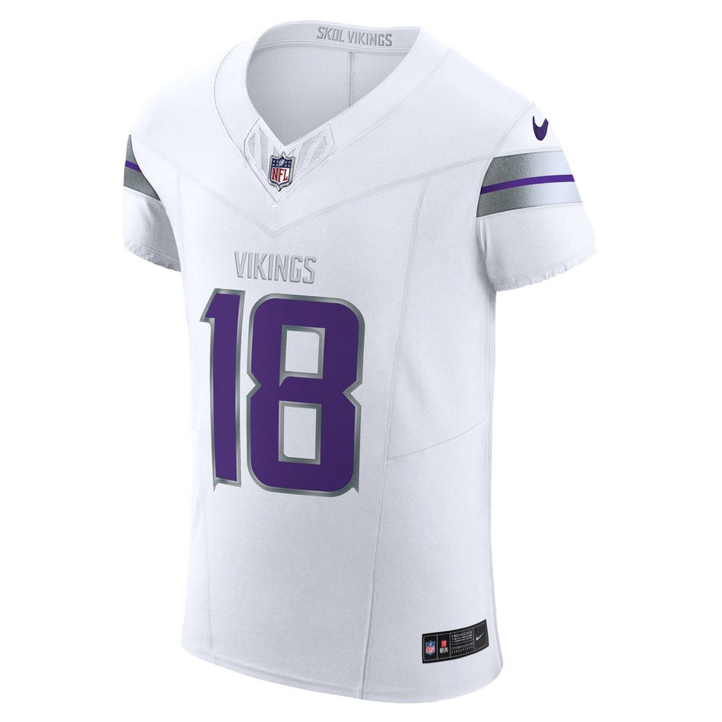 Justin Jefferson Minnesota Vikings Alternate Vapor F.U.S.E. Elite Player Jersey - White