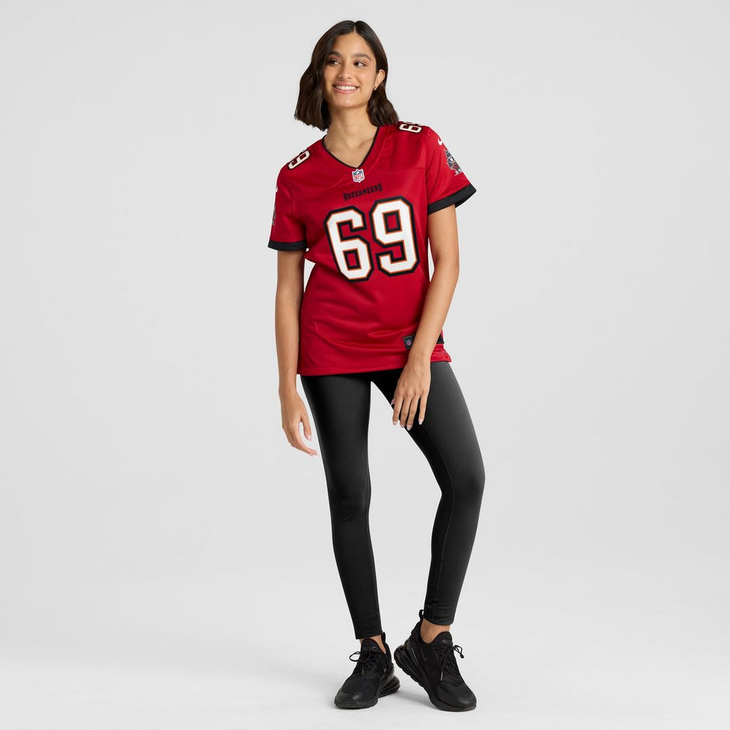 Cody Mauch Tampa Bay Buccaneers Women's Game Jersey - Red