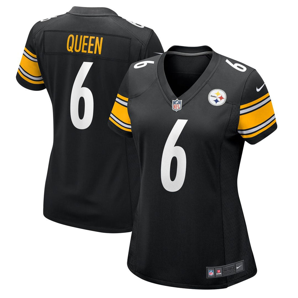 Patrick Queen Pittsburgh Steelers Women's Team Game Jersey - Black