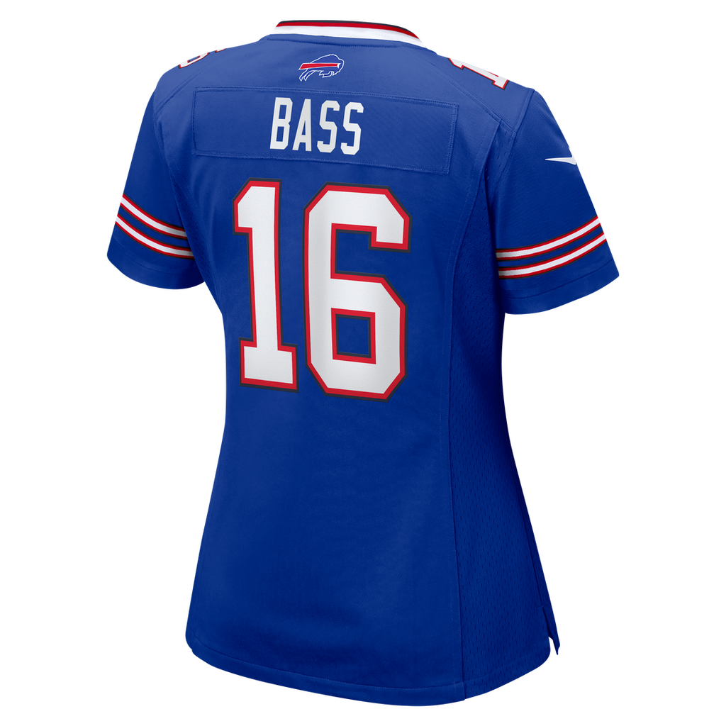 Tyler Bass Buffalo Bills Women's Team Game Jersey - Royal