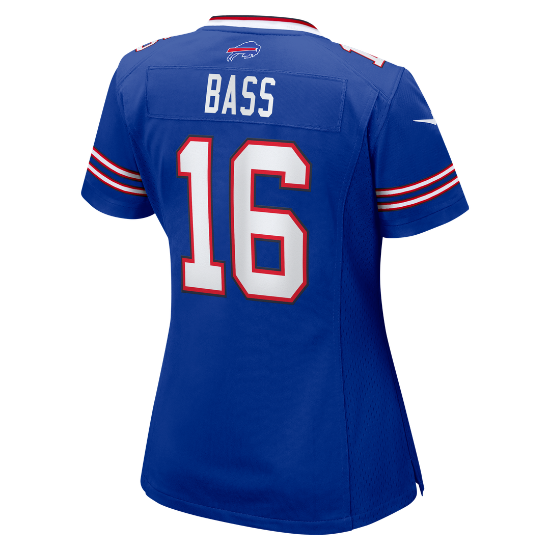 Tyler Bass Buffalo Bills Women's Team Game Jersey - Royal