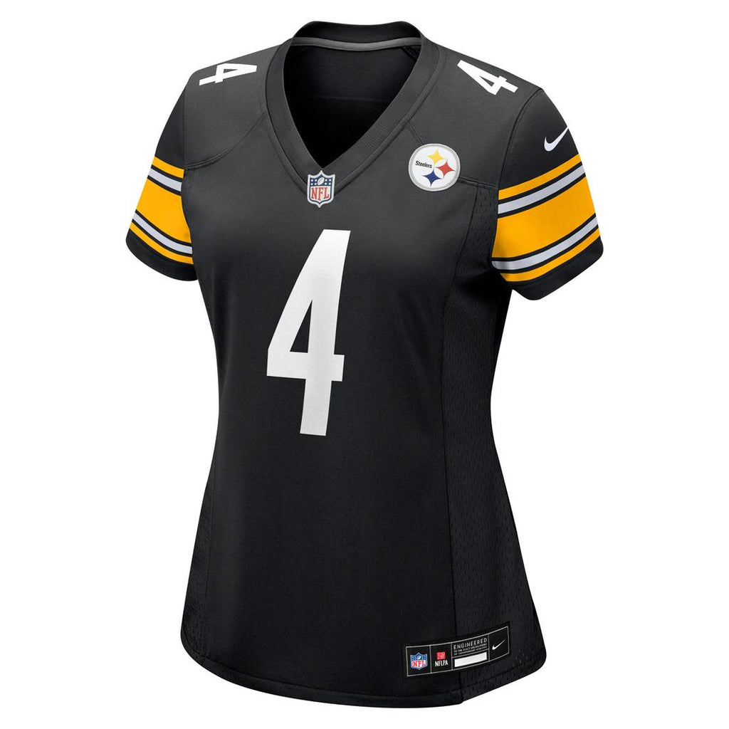 DK Metcalf Pittsburgh Steelers Women's Team Game Jersey - Black