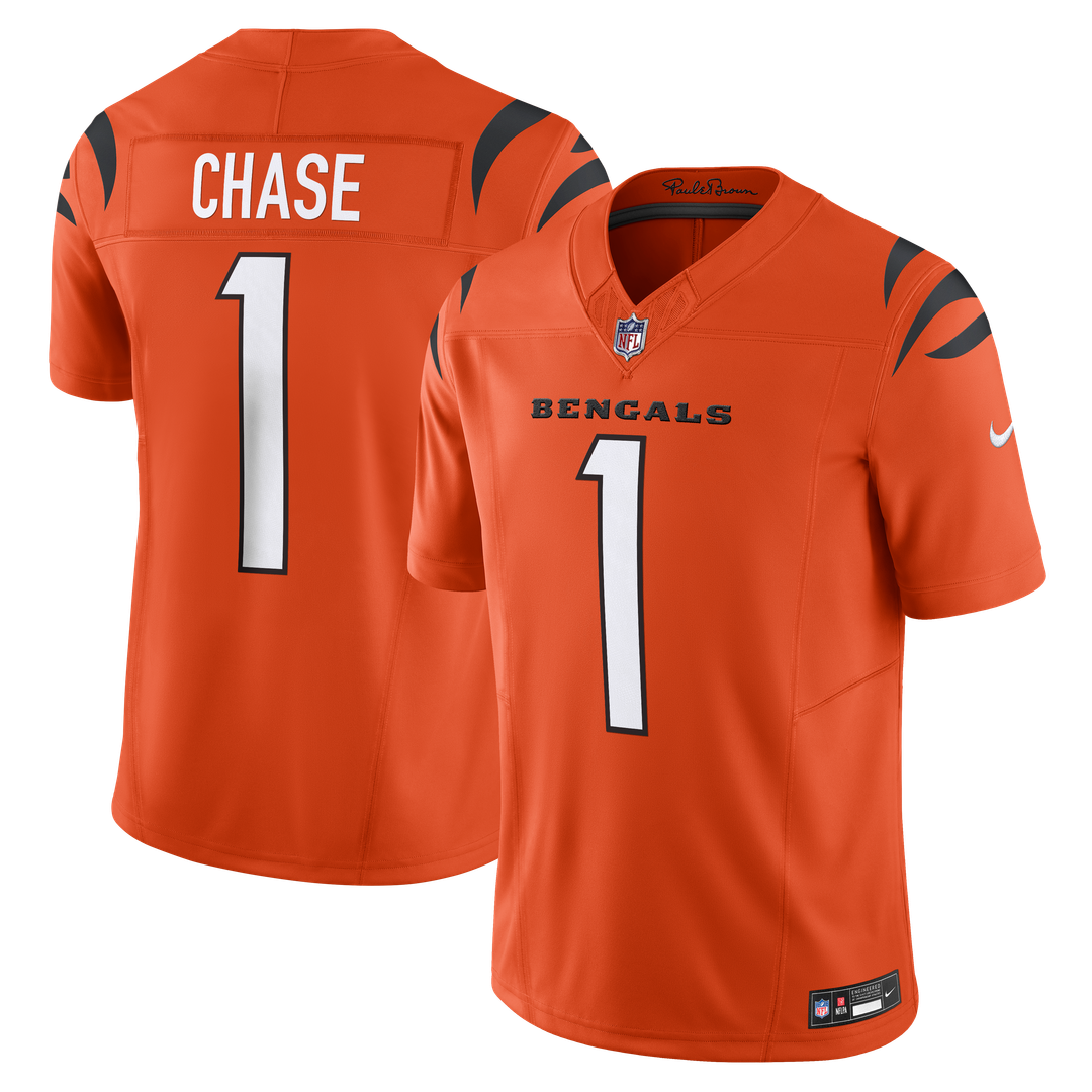 Ja'Marr Chase Cincinnati Bengals Vapor F.U.S.E. Limited Jersey - Orange