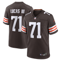 Cornelius Lucas Cleveland Browns Team Game Jersey - Brown