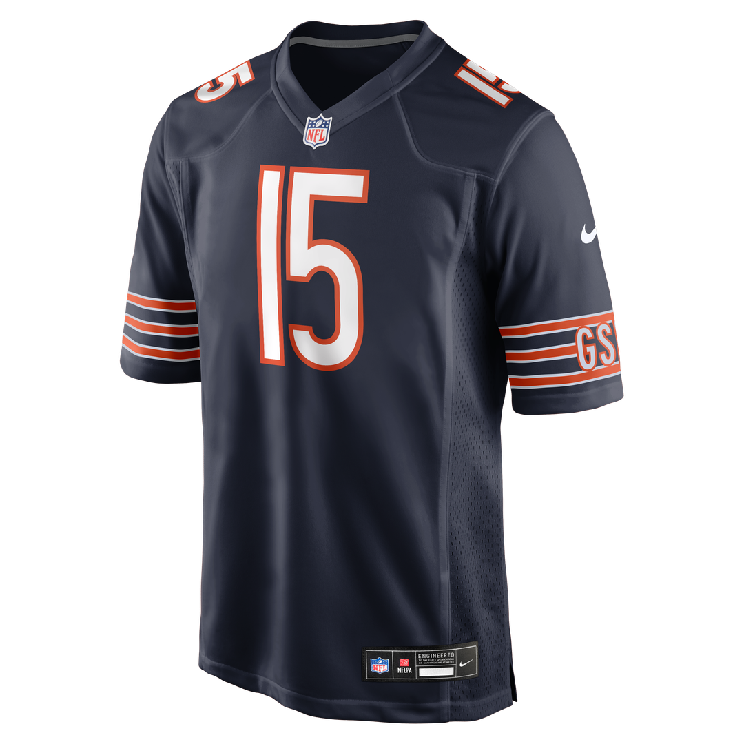 Rome Odunze Chicago Bears Player Game Jersey - Navy
