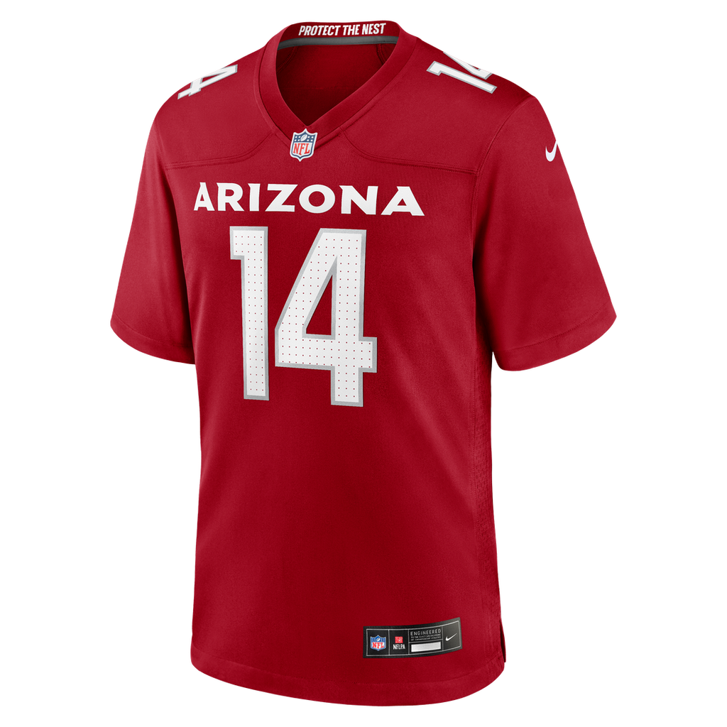Michael Wilson Arizona Cardinals Team Game Jersey - Cardinal