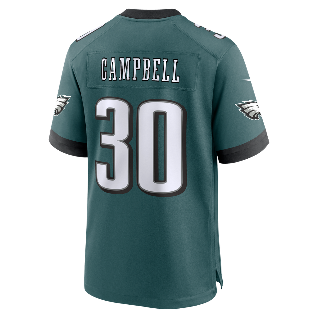 Jihaad Campbell Philadelphia Eagles Game Player Jersey - Green