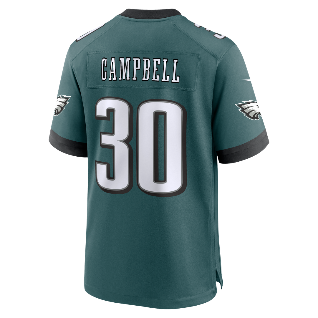Jihaad Campbell Philadelphia Eagles Game Player Jersey - Green