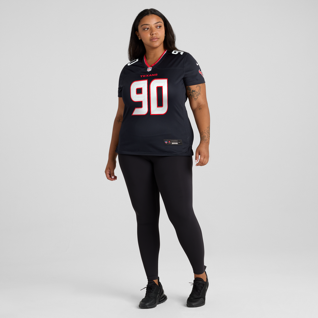 Logan Hall Houston Texans Women's Team Game Jersey - Navy